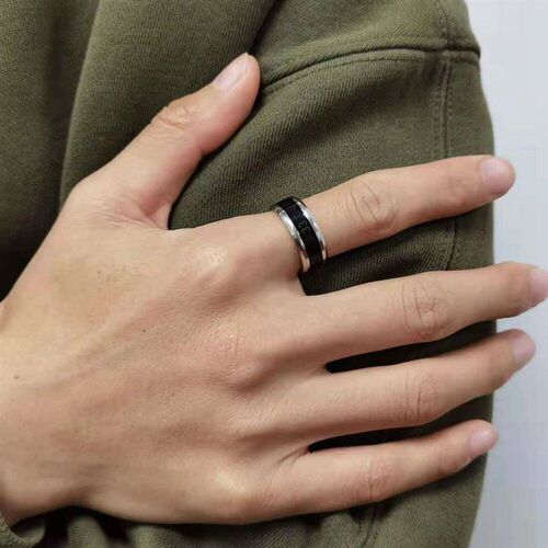 Temperature Ring Titanium Steel Mood Emotion Feeling Intelli