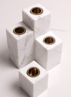 现代简约创意铁艺烛台样板房餐厅桌面玄关茶几烛台装饰品工艺品