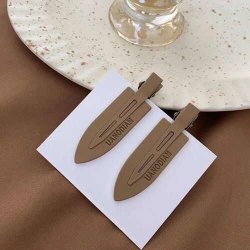 2/1PC No Bend Seamless Hair Clips Winter Hairpin Side Bangs
