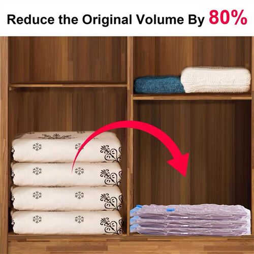 10PCS Vacuum Storage Bags,Space Saver Bags Clothes Storage