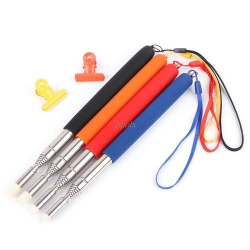 1M Stainless Steel Telescopic Teacher Pointer  Whiteboard Pe
