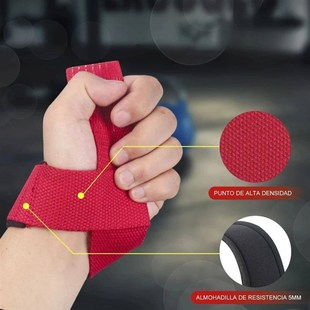 Weightlifting Straps 1 Pair Lifting Wrist Anti-Slip Silicone