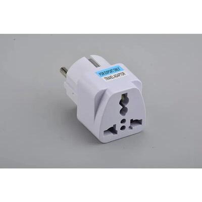 Universal EU Plug Grey Adapter International UK US To Euro K