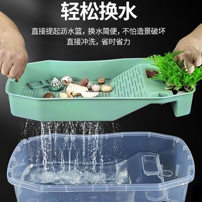 Turtle tank household feeding box ecological tank tortoise