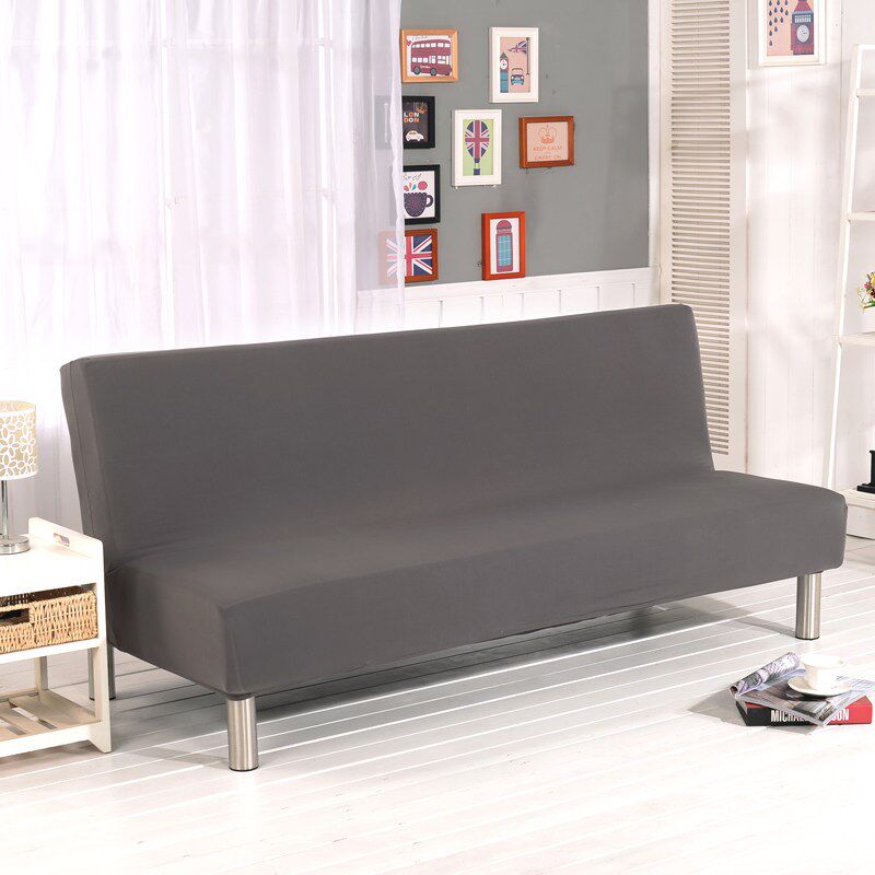 solid color folding sofa bed ver sofa vers spandex sretch el图片