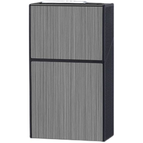 20Pcs Capacity Cigarette Case Box+Coil Lighter USB Men Gift
