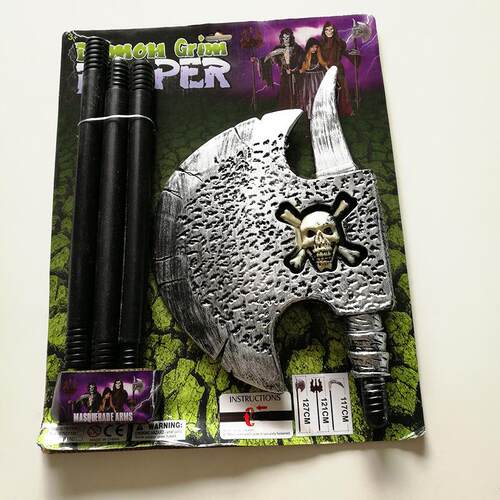 Halloween sickle Ghost Festival plastic weapon Trident