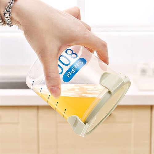 storage food box kitchen milk powder container seal pot