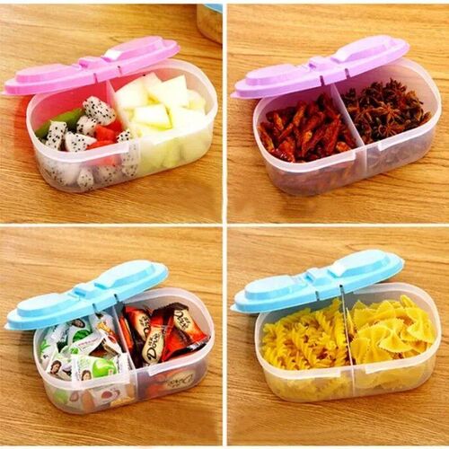 1PC Healthy Plastic Food Container Portable Lunch Box Capaci