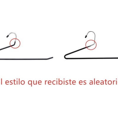 10pieces of rust proof chrome plated metal hangers open type