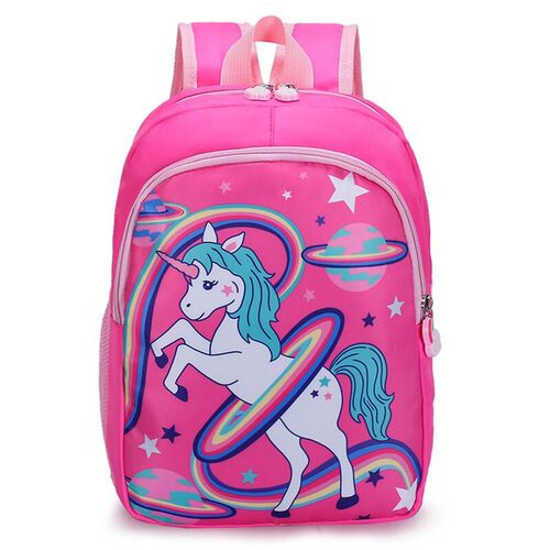 Unicorn Schoolbag Kids Children Mochila Double Shoulder Scho