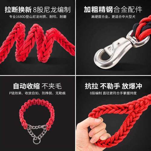 Dog Leash Dog Chain Walking Dog Leash Collar Medium Size Lar