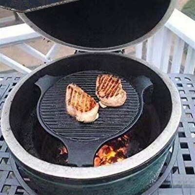 18 Cast Iron Plate Setter Replacement BBQ Grill Accessory