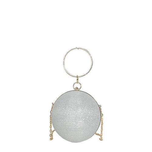 round temperament diamond-encrusted hand crossbody ladie bag