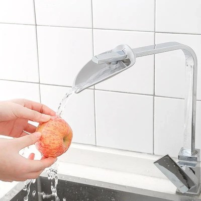 2 Piece Faucet Extender Water Saving Help Children Hand Wash