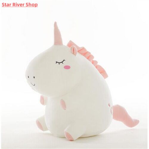 25cm unicorn plush toy fat unicorn doll cute animal stuffed