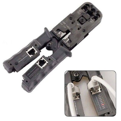 2 In 1 Network LAN Cable Crimper Pliers Wire Cutting Tool