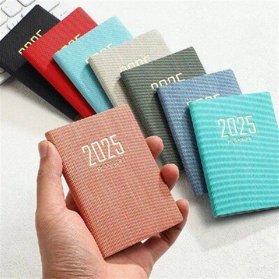 2025 A7 Multifunction English Agenda Note Student Mini