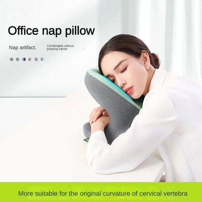 Memory Foam Nap Pillow For Travel Headrest Neck Support Cush