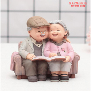 Grandparents Model Ornament Creative Sweety Lovers Couple Or