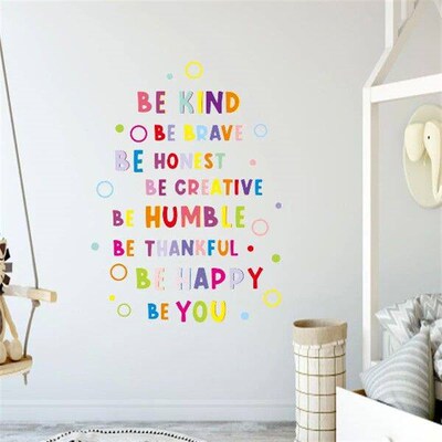 1Pc Colorful Wall Stickers Children Room Decor Baby Kids