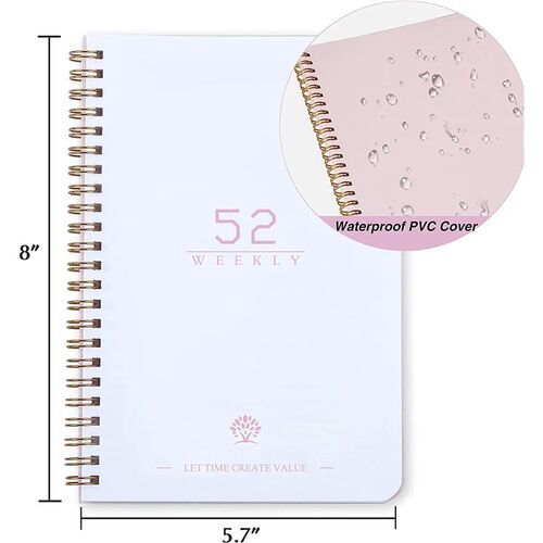 Agenda Planner Notebook Diary  Goal Habit Schedules  Weekl