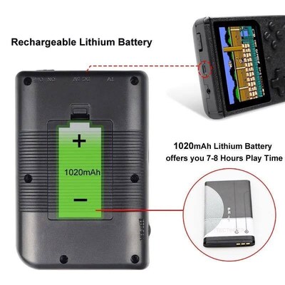 2.4Inch Retro Portable  Handheld Game Player 8 Bit Video Gam