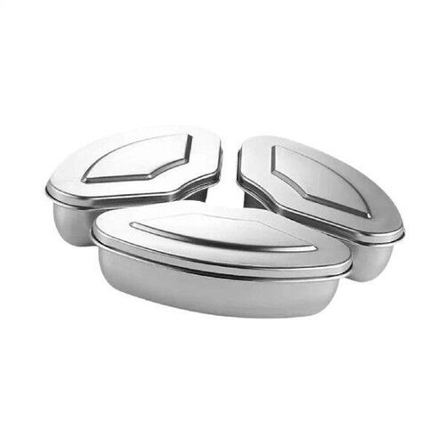 3Pcs Food Steamer Boxes with Lids Multipurpose Steaming