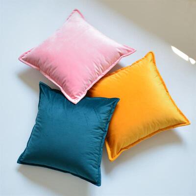 Soft Velvet Cushion Cover Decorative Pillows Throw waist