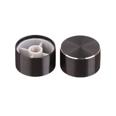 22x12mm Aluminum Amplifier Potentiometer Volume Knob 6mm
