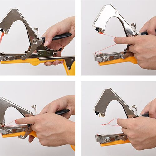 Nursery Vine Stake Tapener Tool Tying Machine Plant Garden P