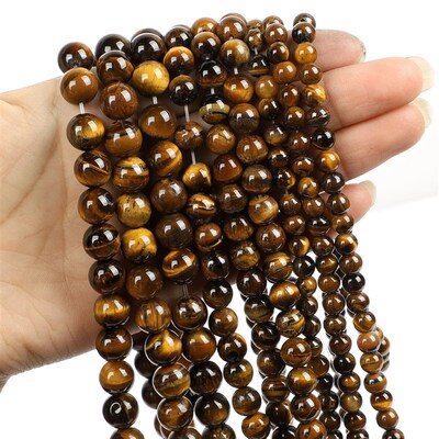 Natural Stone Beads Tiger Eye Amazonite Rose quartz Turquois