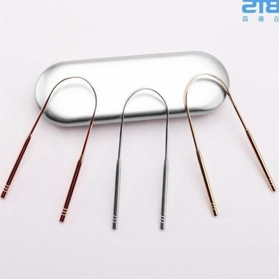 Tongue coating cleaner tongue brush genuine tongue scraper