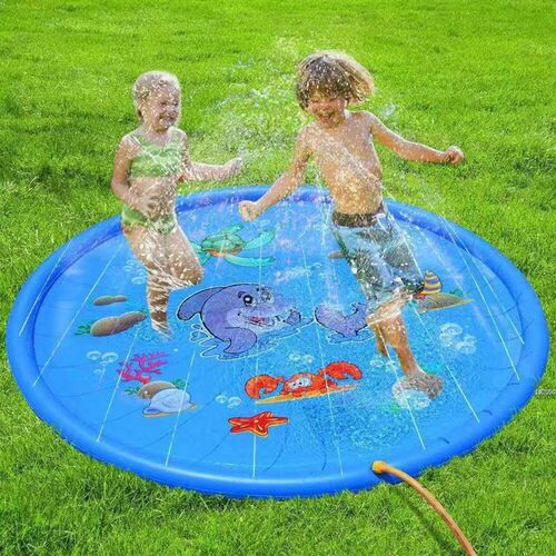Children Play Spray Mat 100/170cm Beach Inflatable Water Spr