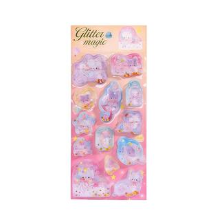 3D Wobbly Stickers with Various Cute Designs and Soft Color
