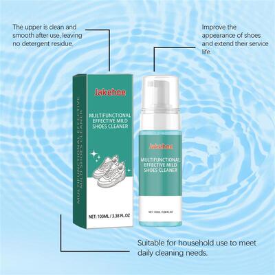 JAKEHOE Multi-Purpose Shoe Care Solution - Gentle Stain Remo