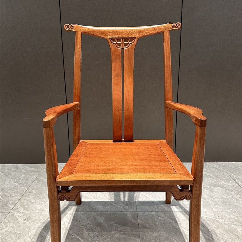 红木主人椅菠萝格中式喜上枝头椅太师椅办公书桌茶台椅金花梨家具,住宅家具,红木椅凳,淘宝优惠券,粉丝福利购,淘宝优惠卷