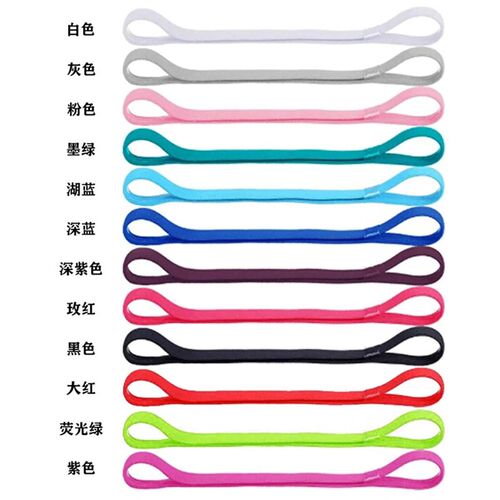 1Pcs Simple Unisex Sports Hairband Non-Slip Silicone Strip S