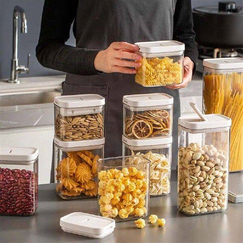 Plastic Grain Keep Fresh Transpa
