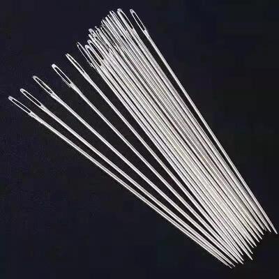 Tube-packed hand sewing needles, large-eye needles, elderly-