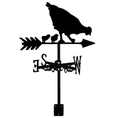 Hen And Chicks Weather Vane - Retro Hen Weathervane
