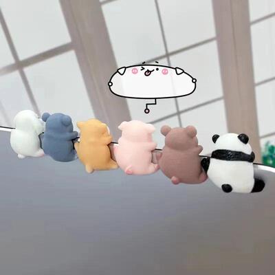 Monitor Decoration Cute Cartoon Animal Car Ornament Auto Int