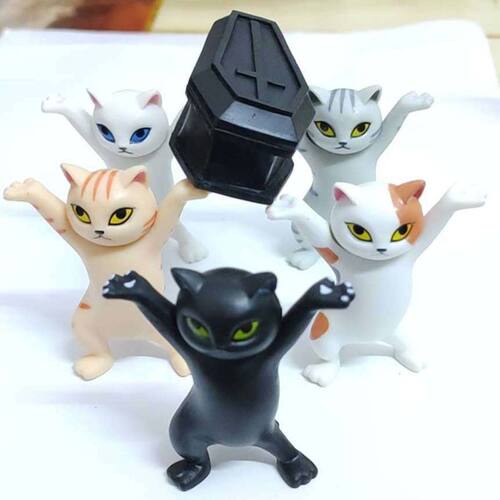 Cat pen holder black cat without coffin bracket Kids Funny C