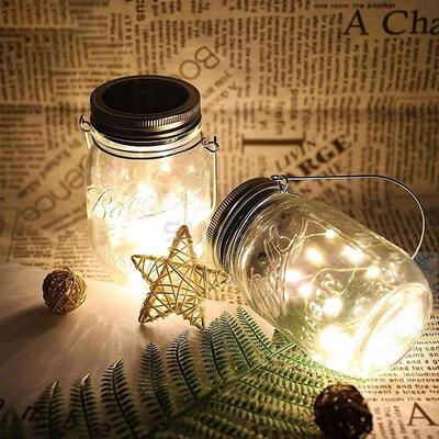 。Sar wishing lamp Mason can string lamp outdoor landscape l