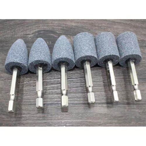 Hexagonal shank brown fused alumina grinding head, sanding w