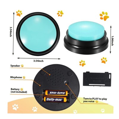 Pet Sound Box Recordable Talking Button Cat Voice Recorder T