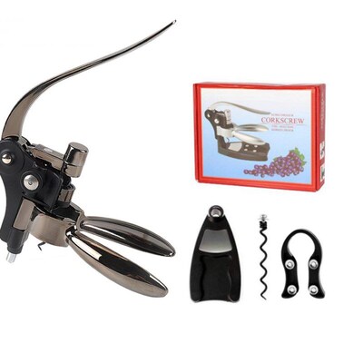 Rabbit Head Bottle Opener Set Wine Tool Kit Color Boxed Open