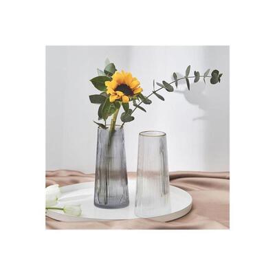 Vase furnishing articles flower arranging transparent glass