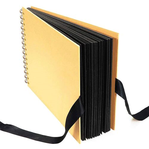 ZK20 80 Black Pages Memory Books DIY Craft Photo Albums Scra