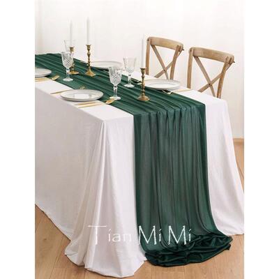Graceful Table Runner Luxury Sheer for Wedding Rustic Prince